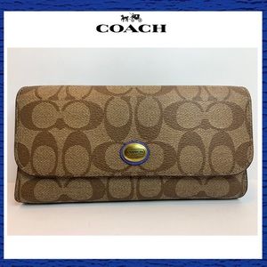 Coach Tri Fold Long Wallet